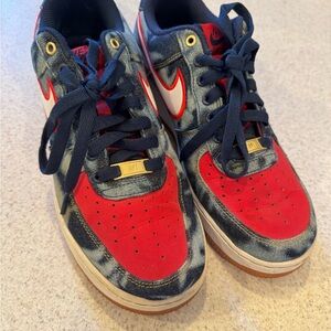 Nike Air Force 1 Low Acid Washed Denim